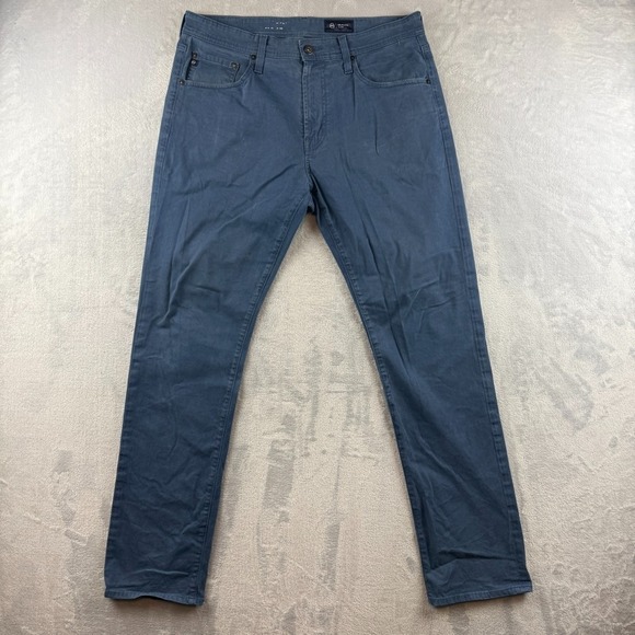 Ag Adriano Goldschmied Other - AG Adriano Goldschmied Pants Mens 34x32 Blue Everett Slim Straight Twill